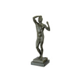 Adam - statueta din bronz pe soclu din marmura BX-6, Nuduri