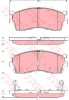 Set placute frana,frana disc KIA SHUMA II (FB) (2001 - 2004) TRW GDB3285