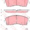 Set placute frana,frana disc KIA SHUMA II (FB) (2001 - 2004) TRW GDB3285