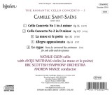 Saint-Saens: Cello Concerto No 1 Op 33 / Cello Concerto No 2 Op 119 / La Muse Et Le Poete Op 132 / Allegro Appassionato Op 43 | Natalie Clein, BBC Sco