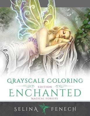 Enchanted Magical Forests - Grayscale Coloring Edition foto