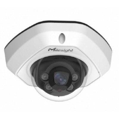 Camera supraveghere IP Mini Dome 2 Megapixeli Lentila 2.8mm IR 30m IK10 Microfon Milesight Tehnology MS-C2973-PD SafetyGuard Surveillance foto