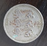 Moneda Estonia - 5 Marka 1922