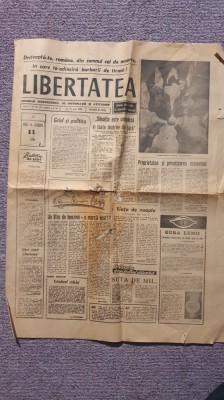 Ziarul Libertatea nr 115 din 10 Mai 1990, 12 pagini format mare foto