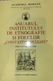 Anuarul Institului de Etnografie si Folclor Constantin Brailoriu 1996