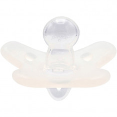 Canpol babies 100% Silicone Soother 0-6m Symmetrical suzetă White 1 buc