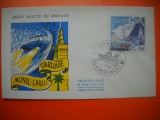 HOPCT PLIC FDC S NR 476 VARSOVIA RALIUL MONTE CARLO 1963 MONACO