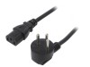 Cablu Alimentare 3m IEC C13 Ștecăr &icirc;n Unghi 3x1mm2