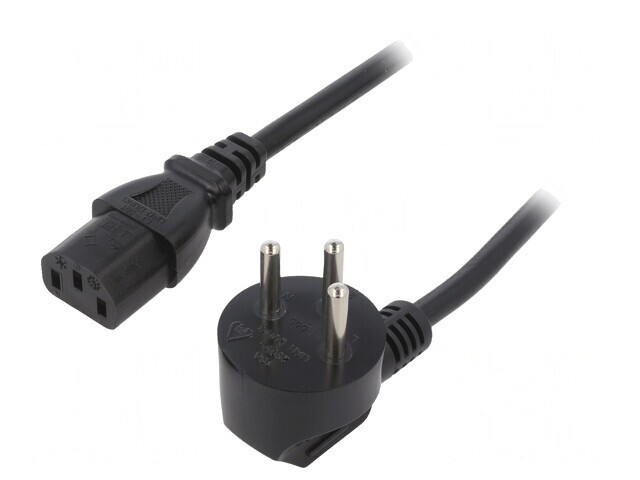 Cablu Alimentare 3m IEC C13 Ștecăr &icirc;n Unghi 3x1mm2