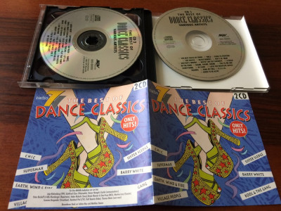 best of dance classics various dublu disc 2cd selectii muzica disco pop 1993 VG+ foto