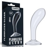 Flawless Clear Prostate Plug - Stimulator Prostată cu Ventuză, 15 cm, Orion