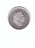 Mondea Elvetia 20 rappen 2014, stare foarte buna, curata