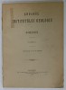 ANUARUL INSTITUTULUI GEOLOGIC AL ROMANIEI , VOLUMUL I , FASCICULA 2 CU 12 TABELE , 1907
