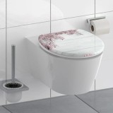 SCH&Uuml;TTE Scaun de toaletă cu &icirc;nchidere silențioasă &quot;FLOWERS &amp; WOOD&quot;