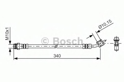 Conducta / cablu frana FORD GALAXY (WA6) (2006 - 2015) BOSCH 1 987 481 423 foto