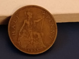 Half penny 1933 UK , stare VF+ [poze], Europa