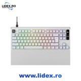 Tastatura mecanica gaming Logitech PRO X2 RAPID, alb