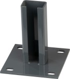 Talpa de ancorare pentru stalp 60x40 mm, antracit RAL7016