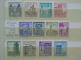 1958-1960- Austria-castele-Mi1044-1055-12val.-11MNH-1MH