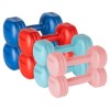 Set Gantere Compozit Rebel Active 20kg, 8 Bucati, 1-4 kg/Gantera, PVC