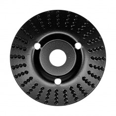 Disc circular slefuit, modelat, raspel, pentru lemn, plastic, cauciuc, beton celular, gradatie I, 125x22.2 mm, Dedra