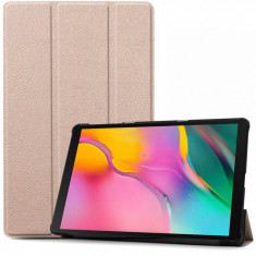 Husa Tableta TPU Tech-Protect SmartCase pentru Samsung Galaxy Tab A 10.1 (2019), Roz Aurie