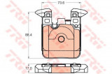 Set placute frana,frana disc BMW Seria 4 Cupe (F32, F82) (2013 - 2016) TRW GDB2028