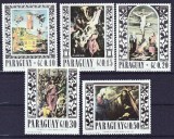 DB1 Pictura Religioasa Paraguay 5 v. MNH