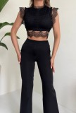Compleu Negru din 2 Piese, Alena