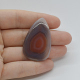 Cabochon agat botswana portocaliu 42x27x5mm c82