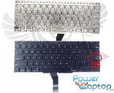 Tastatura Laptop Apple MacBook Air A1370 2012 layout US fara rama enter mic foto