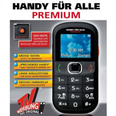 Telefon mobil original premium, inclusiv lanterna,radio negru foto