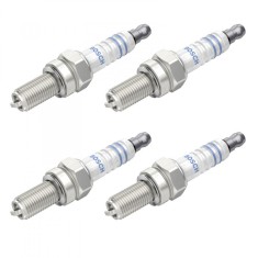 Set 4 bujii scanteie Bosch pentru Aprilia, Husqvarna, Kawasaki, Kymko, Peugeot, Piaggio, Suzuki, Yamaha
