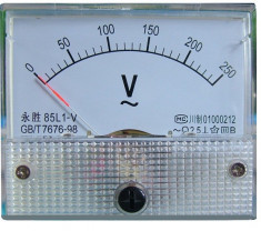 Ampermetru analogic de panou, 20A, AC, cu sunt incorporat - 111479 foto