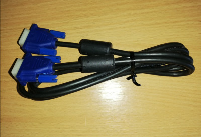 Cablu VGA tip tata-tata (Nou) foto