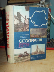 VICTOR TUFESCU - GEOGRAFIA ROMANIEI * MANUAL PENTRU CLASA A XI-A , 1966 foto