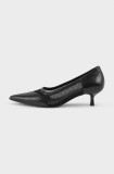 Vagabond Shoemakers pantofi cu toc LYKKE culoarea negru, 5914-015-20