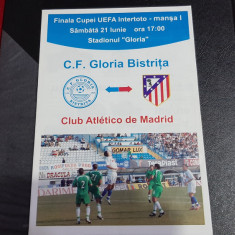 Program (RAR) Gloria Bistrita - Atletico Madrid
