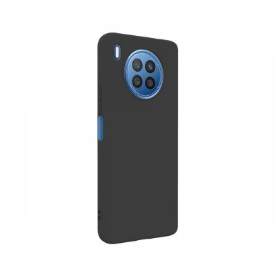 Husa Huawei Nova 8i Lemontti Silicon Silky Negru foto
