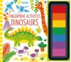 Usborne Fingerprint Activities Dinosaurs: Fiona Watt, Carte in Engleza, Editura Usbourne, Dinozauri Preistorici, Carte de Activitati Amprente