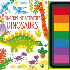 Usborne Fingerprint Activities Dinosaurs: 1,Fiona Watt - Editura Usbourne; International Edition