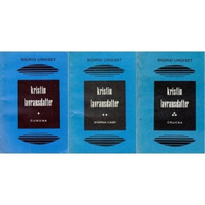 Sigrid Undset - Kristin Lavransdatter vol.I-II-III vol.I - Cununa. vol.II - Stapina casei. vol.III - Crucea - 103599 foto