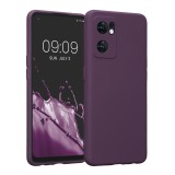 Husa Kwmobile pentru OPPO Find X5 Lite, Silicon, Violet, 57633.187, Carcasa