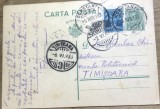 CP04 Carte postala veche 1939 Constanta catre Neculae Chiritescu Scoala Politehnica Timisoara timbru Aviatiei stampila