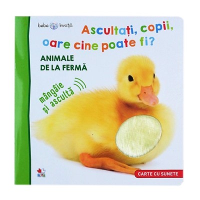 Bebe invata. Ascultati, copii, oare cine poate fi? Animale de la ferma foto