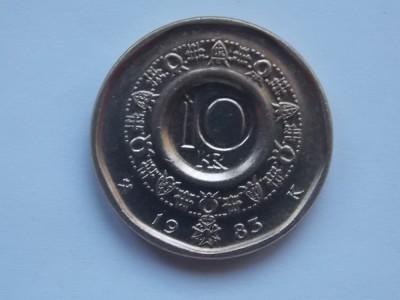 10 KRONER 1983 NORVEGIA-XF foto