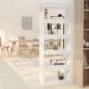 VidaXL Bibliotecă/Separator cameră, alb, 60x30x166 cm, PAL