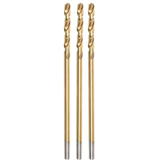 Burghiu pentru metal, nitrura de titan, 3 buc, 1 mm, Jufisto GartenVIP DiyLine