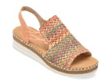 Cumpara ieftin Sandale RIEKER multicolor, V1241, din material textil