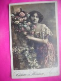 HOPCT 12102 -FELICITARE VECHE -FEMEI FRUMOASE -FRANTA -EUROPA - -ROMANTICA- -CIRCULATA